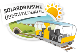 Solardraisine Überwaldbahn Logo