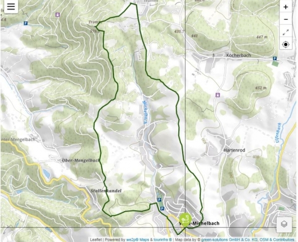 wanderkarte odenwald wandern im überwald