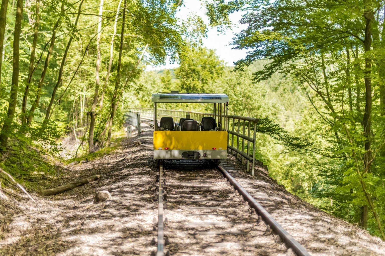 Ostern Solardraisine Überwaldbahn